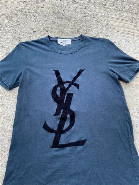 ysl logo shirt|ysl t shirt price.